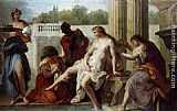 Sebastiano Ricci Famous Paintings - Bathsheba Bathing